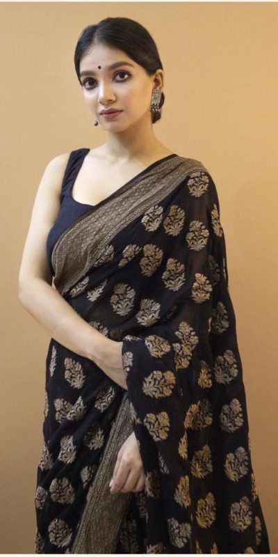 KP 1082 Black Color Soft Lichi Silk Jacquard On All Over Saree Casual, Party Wear, Wedding, Events Etc. Expected Delivery 4-6 Working Days @1399/- | Embroidered Sarees, Bollywood Sarees, Creative Sarees, Designer Sarees, Ethnic Saree, Modern Digital sarees, Party Wear Sarees, Sarees