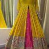 Peaceful Yellow Color Georgette Thread Sequence Lehenga Choli