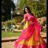 Peaceful Yellow Color Kanchipuram Zari Weaving Lehenga Choli