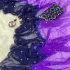 Gorgeous Navy Blue Color Georgette With Sequence Worked Butti Saree