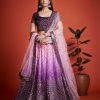 Beautiful Purple Color Chinon Embroidery and Sequins Lehenga Choli