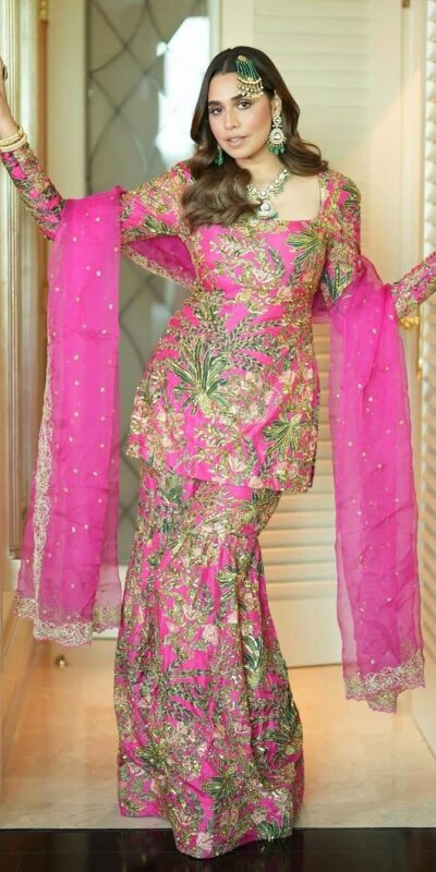BD 1731 Pink Silk- Faux Georgette Digital Print Salwar Suit Casual, Wedding, Party, Festive, Events Etc.4-6 Working Days@ 1999/-only | Casual Suits, Jump Suits, Creative suits, Designer Suits, Palazzo Suits, Party Wear Suits, Patiala Suits, Salwar suit, Straight Suits