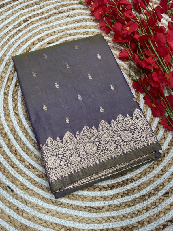 Fantastic Light Purple Color Banarasi Silk Zari Weaving Rich Pallu Saree