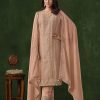 Glowing Light Peach Color Rangoli Coding Sequence Work Salwar Suit