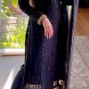 Musical Black Color Georgette Thread Sequence Work Salwar Suit