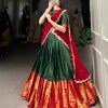 LNB 2032 Green Color Narayan Pattu Zari Weaving Work Lehenga Choli Casual, Wedding, Party, Festive, Events Etc.4-6 Working Days@ 1999/-only | Creative Lehenga, Bollywood Lehenga, Designer Lehenga, Embroidered Lehenga, Lehenga, Party Wear Lehenga