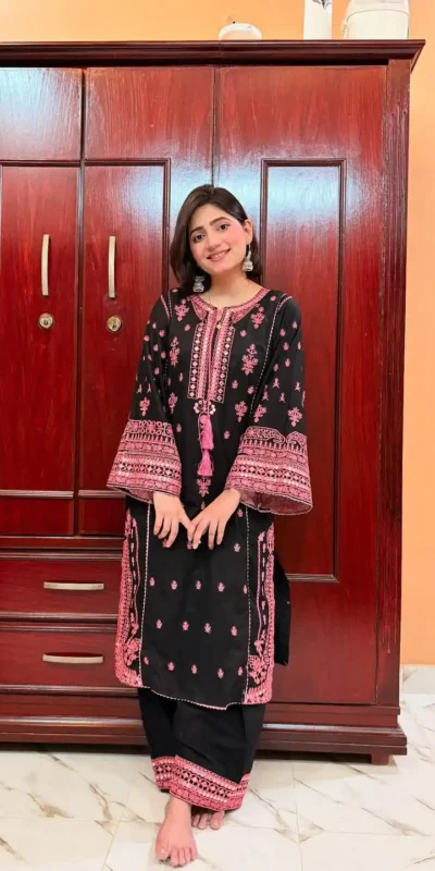 LG 1993 Black Color Roman Silk Embroidery Work Mirror Work Salwar Suit Casual, Wedding, Festive, Events . Expected Delivery  4-6 Working Days @2099/- only      | Casual Suits, Jump Suits, Creative suits, Designer Suits, Palazzo Suits, Party Wear Suits, Patiala Suits, Salwar suit, Straight Suits