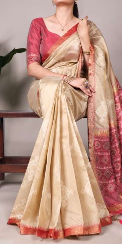 YNF 7503 Cream Color Jacquard Silk Printed With Zari Weaving Work Casual, Wedding, Festive, Events . Expected Delivery 4-6 Working Days @2199/- only | Embroidered Sarees, Bollywood Sarees, Creative Sarees, Designer Sarees, Ethnic Saree, Modern Digital sarees, Party Wear Sarees, Sarees