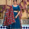 LNB 1697 Firozi Color Pure Cotton Plain With Gota Patti Touch Up Lehenga Choli Wedding, Party, Festive, Events Etc. Delivery 4-6 Working Days Rs 3499 | Creative Lehenga, Bollywood Lehenga, Designer Lehenga, Embroidered Lehenga, Lehenga, Party Wear Lehenga