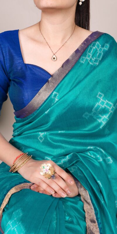 YNF 7503 Firozi Color Jacquard Silk Printed With Zari Weaving Work Casual, Wedding, Festive, Events . Expected Delivery  4-6 Working Days @2199/- only                                | Creative Sarees, Embroidered Sarees, Bollywood Sarees, Designer Sarees, Ethnic Saree, Modern Digital sarees, Party Wear Sarees, Sarees