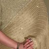YNF 3452 Gold -DF 3452 Color Georgette Sequins Multy Embroidery Work Saree Casual, Wedding, Festive, Events . Expected Delivery  4-6 Working Days @1799/-                                                                                 | Embroidered Sarees, Bollywood Sarees, Creative Sarees, Designer Sarees, Ethnic Saree, Modern Digital sarees, Party Wear Sarees, Sarees