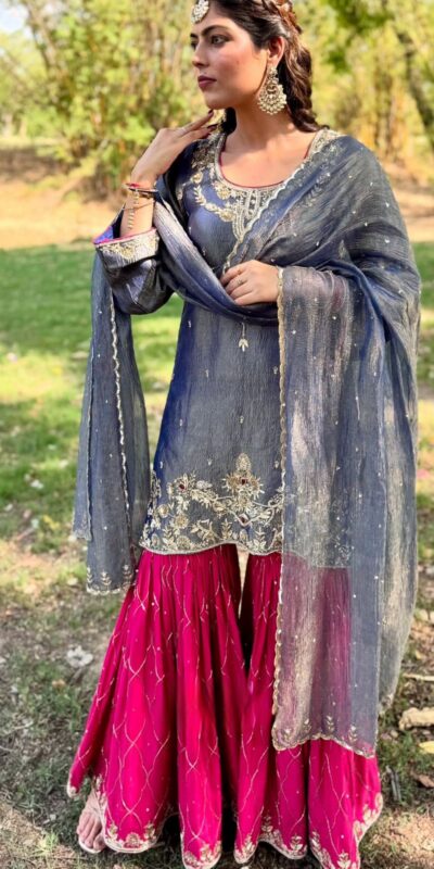 BE 380 Gray Fandy Salwar Suit Perfect for Wedding, Party, Ethnic Day, Family Gatherings, Sangeet . Available at ₹1999 only. Delivery 4-6 Working Days | Casual Suits, Jump Suits, Tops & Bottoms, Track Suits, Trendy Wear, Creative suits, Designer Suits, Palazzo Suits, Party Wear Suits, Patiala Suits, Salwar suit, Straight Suits