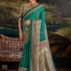 Green Green Silk Madhubani Saree