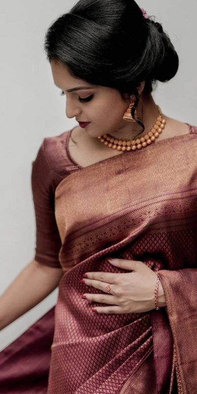 KP 3075 Maroon Soft Lichi Silk Whit Designer Jacquard Work in Saree it Grab for ₹1399. Delivery 4-6 Working Days. Shop now. | Embroidered Sarees, Bollywood Sarees, Creative Sarees, Designer Sarees, Ethnic Saree, Modern Digital sarees, Party Wear Sarees, Sarees