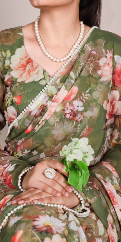 YNF 7010 Mehandi Color Weightless Marbal Floral Printed Pearl Lace Saree Casual, Wedding, Festive, Events . Expected Delivery  4-6 Working Days @1599/- only                                                                                | Embroidered Sarees, Bollywood Sarees, Creative Sarees, Designer Sarees, Ethnic Saree, Modern Digital sarees, Party Wear Sarees, Sarees