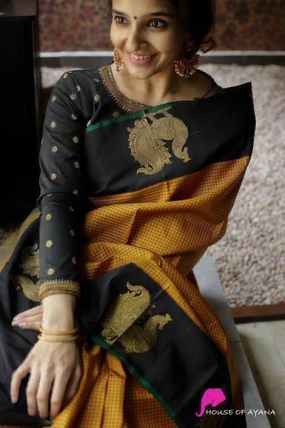 KP 2060 Mustard Color Work in Soft Lichi Silk Jacquard Work Saree Designer On for ₹1449. Delivery 4-6 Working Days. Shop now. | Embroidered Sarees, Bollywood Sarees, Creative Sarees, Designer Sarees, Ethnic Saree, Modern Digital sarees, Party Wear Sarees, Sarees