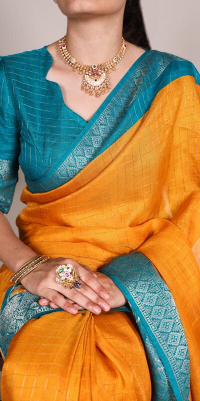 YNF 7029 Mustard Color Tussar Chex Patola Print Weaving Work Border Saree Casual, Wedding, Festive, Events . Expected Delivery  4-6 Working Days @1499/- only                                | Embroidered Sarees, Bollywood Sarees, Creative Sarees, Designer Sarees, Ethnic Saree, Modern Digital sarees, Party Wear Sarees, Sarees