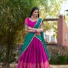 Pink Cotton Embroidery Lehenga Choli