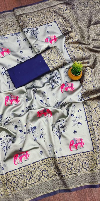 KP 6004 Purple Soft Lichi Silk Jacquard Work With Designer Work Saree. Grab it for ₹1499. Delivery 4-6 Working Days. Shop now. | Embroidered Sarees, Bollywood Sarees, Creative Sarees, Designer Sarees, Ethnic Saree, Modern Digital sarees, Party Wear Sarees, Sarees