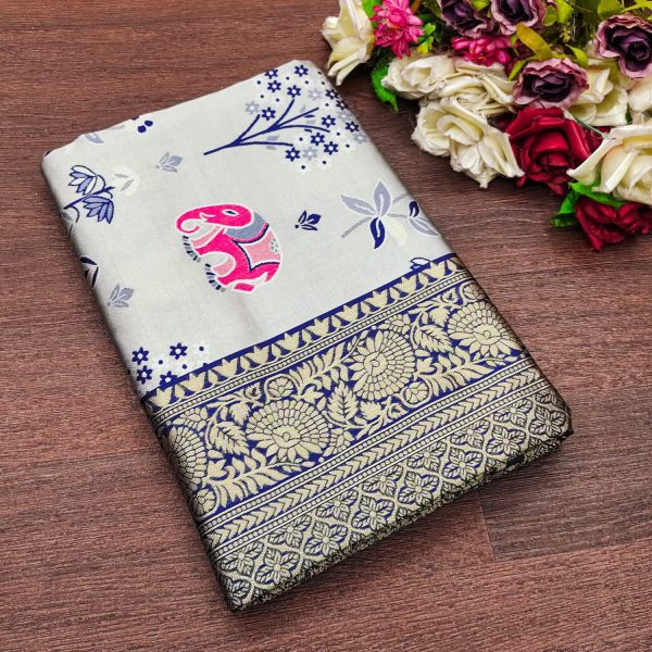 KP 6004 Purple Soft Lichi Silk Jacquard Work With Designer Work Saree. Grab it for ₹1499. Delivery 4-6 Working Days. Shop now. | Embroidered Sarees, Bollywood Sarees, Creative Sarees, Designer Sarees, Ethnic Saree, Modern Digital sarees, Party Wear Sarees, Sarees