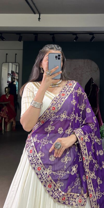 LNB 1665 White Color Pure Rayon Zari Weaving Work With Lace Touch Up Lehenga Choli Wedding, Party, Festive, Events Etc. Delivery 4-6 Working Days Rs 3399 | Creative Lehenga, Bollywood Lehenga, Designer Lehenga, Embroidered Lehenga, Lehenga, Party Wear Lehenga