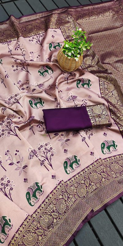 KP 6004 Wine Soft Lichi Silk Jacquard Work With Designer Work Saree. Grab it for ₹1499. Delivery 4-6 Working Days. Shop now. | Embroidered Sarees, Bollywood Sarees, Creative Sarees, Designer Sarees, Ethnic Saree, Modern Digital sarees, Party Wear Sarees, Sarees