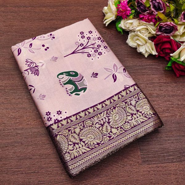 KP 6004 Wine Soft Lichi Silk Jacquard Work With Designer Work Saree. Grab it for ₹1499. Delivery 4-6 Working Days. Shop now. | Embroidered Sarees, Bollywood Sarees, Creative Sarees, Designer Sarees, Ethnic Saree, Modern Digital sarees, Party Wear Sarees, Sarees