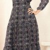 INLI BLOSSOM 2.0 Black Georgette print Gown Perfect for Wedding, Party, Ganesh Chaturthi, Bridal Wear, Durga Puja – . Get it for ₹1499. Delivery 4-6 Days | Bollywood Gowns, Creative Gowns, Designer Gowns, Embroidered Gowns, Gowns, Party Wear Gowns