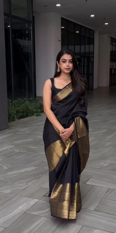 KP 5095 Black Color Jacquard With Designer Work All Over Saree . Exclusive Offer ₹1344. Delivery 4-6 Working Days. Shop now. | Embroidered Sarees, Bollywood Sarees, Creative Sarees, Designer Sarees, Ethnic Saree, Modern Digital sarees, Party Wear Sarees, Sarees