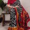 YNF 7043 Black Color Tasar Silk Printed With Designer Work Saree. Festive Deal ₹1549. Delivery 4-6 Working Days. Shop now. | Embroidered Sarees, Bollywood Sarees, Creative Sarees, Designer Sarees, Ethnic Saree, Modern Digital sarees, Party Wear Sarees, Sarees