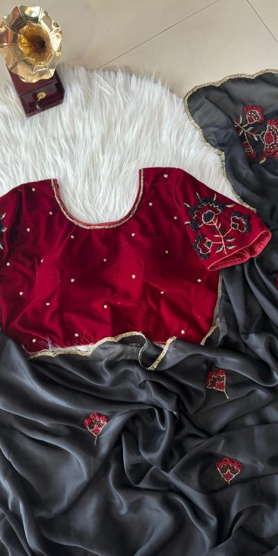 AC AZAELEA Dark Blue Rangoli Silk Lace Work & Resham Work Saree with . Exclusive Offer ₹2549. Delivery 4-6 Working Days. Shop now. | Creative Sarees, Embroidered Sarees, Bollywood Sarees, Designer Sarees, Ethnic Saree, Modern Digital sarees, Party Wear Sarees, Sarees