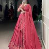 LNB 1659 Dark Pink Color Pure Rayon With Mirror Work & Gamthi Work. Lehenga Choli Price ₹4199.Introductory Delivery 4-6 Working Days. Shop now. | Creative Lehenga, Bollywood Lehenga, Designer Lehenga, Embroidered Lehenga, Lehenga, Party Wear Lehenga