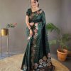 KP 6003 Green Soft Lichi Silk Cloth Lace Work & Lace Border Saree in Best Price ₹1399. Delivery 4-6 Working Days. Shop now. | Embroidered Sarees, Bollywood Sarees, Creative Sarees, Designer Sarees, Ethnic Saree, Modern Digital sarees, Party Wear Sarees, Sarees