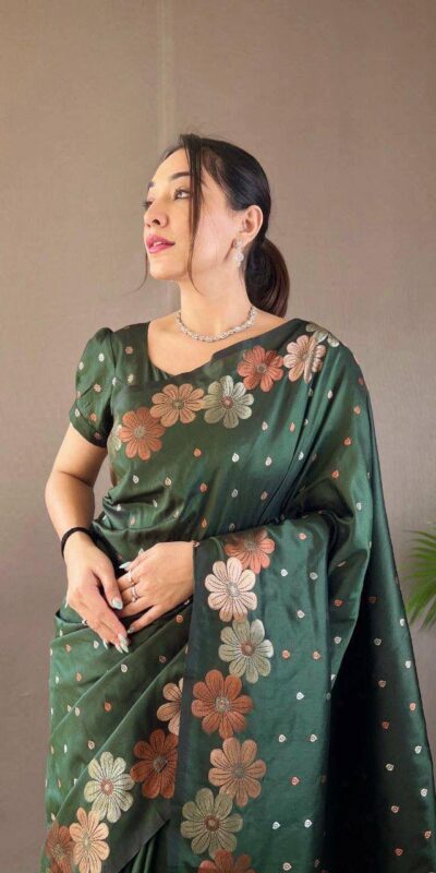 KP 6003 Green Soft Lichi Silk Cloth Lace Work & Lace Border Saree in Best Price ₹1399. Delivery 4-6 Working Days. Shop now. | Embroidered Sarees, Bollywood Sarees, Creative Sarees, Designer Sarees, Ethnic Saree, Modern Digital sarees, Party Wear Sarees, Sarees
