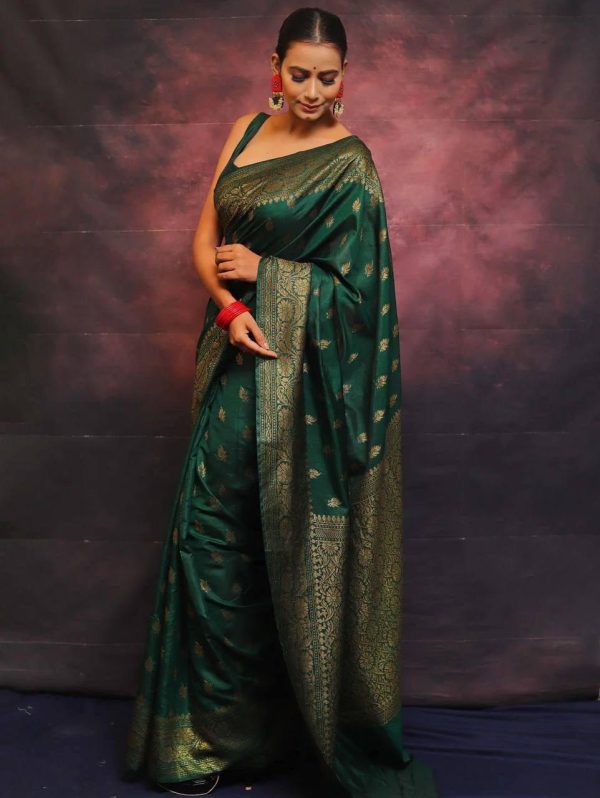 KP 6010 Green Soft Lichi Silk Jacquard Saree Perfect for Wedding, Party, Traditional Day, Family Gatherings, Sangeet . Grab it for ₹1349. Delivery 4-6 W | Embroidered Sarees, Bollywood Sarees, Creative Sarees, Designer Sarees, Ethnic Saree, Modern Digital sarees, Party Wear Sarees, Sarees