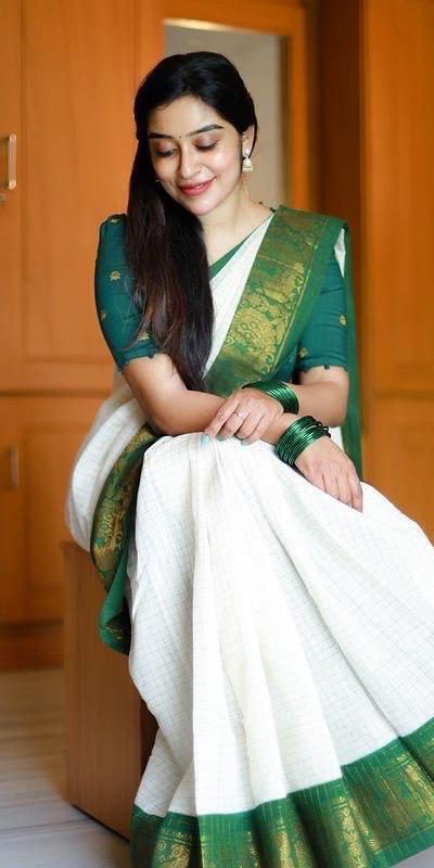 KP 3025 Green Soft Lichi Silk Saree Perfect for Wedding, Party, Baby Shower, Onam, Durga Puja . Available at ₹1449 only. Delivery 4-6 Working Days. | Embroidered Sarees, Bollywood Sarees, Creative Sarees, Designer Sarees, Ethnic Saree, Modern Digital sarees, Party Wear Sarees, Sarees