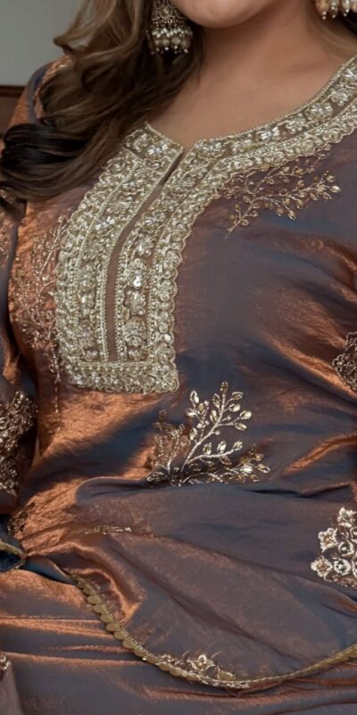 SSR 527 Grey Fendy Silk With Embroidery Work Salwar Suit in Embroidery Sequence Work. Exclusive Offer ₹2099. Delivery 4-6 Working Days | Casual Suits, Jump Suits, Creative suits, Designer Suits, Palazzo Suits, Party Wear Suits, Patiala Suits, Salwar suit, Straight Suits