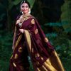KP 3035 Maroon Soft Lichi Silk Saree Perfect for Wedding, Party, Housewarming, Raksha Bandhan, Family Gatherings . Exclusive Offer ₹1399. Delivery | Embroidered Sarees, Bollywood Sarees, Creative Sarees, Designer Sarees, Ethnic Saree, Modern Digital sarees, Party Wear Sarees, Sarees