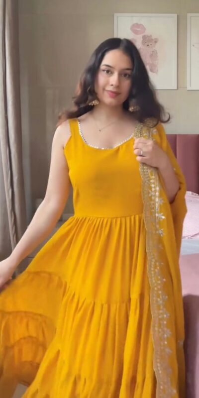 RTC 5925 Mustard Faux Georgette Salwar Suit Perfect for Wedding, Party, Eid, Cultural Events, Traditional Day . Exclusive Offer ₹2099. Delivery 4-6 | Casual Suits, Jump Suits, Tops & Bottoms, Track Suits, Trendy Wear, Creative suits, Designer Suits, Palazzo Suits, Party Wear Suits, Patiala Suits, Salwar suit, Straight Suits
