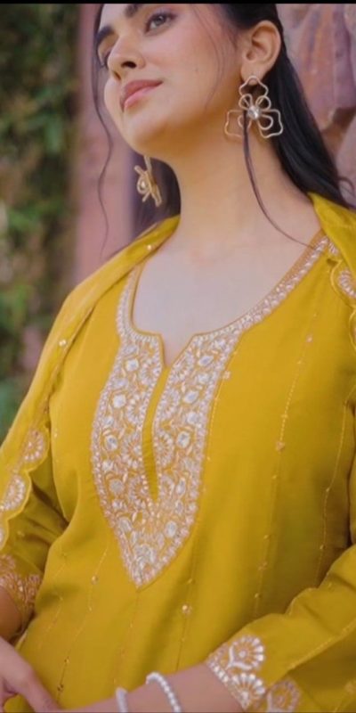 DC 106 Mustard Havy Pure Chinon Salwar Suit Perfect for Wedding, Party, Haldi, Onam, Baisakhi – . Festive Deal ₹1799. Delivery 4-6 Working Days. | Casual Suits, Jump Suits, Tops & Bottoms, Track Suits, Trendy Wear, Creative suits, Designer Suits, Palazzo Suits, Party Wear Suits, Patiala Suits, Salwar suit, Straight Suits