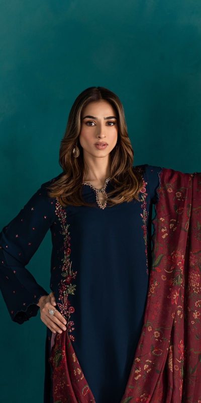 ZSR 3123 Navy Blue Pure Natural Crep Silk with Embroidery Work & Digital Print Salwar Suit . Now at just ₹2049. Delivery 4-6 Working Days. | Casual Suits, Jump Suits, Creative suits, Designer Suits, Palazzo Suits, Party Wear Suits, Patiala Suits, Salwar suit, Straight Suits
