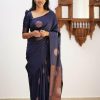 KP 5009 Navy Blue Soft Lichi Silk Saree Perfect for Wedding, Party, Pooja, Lohri, Reception . Special Price ₹1319. Delivery 4-6 Working Days. Shop | Embroidered Sarees, Bollywood Sarees, Creative Sarees, Designer Sarees, Ethnic Saree, Modern Digital sarees, Party Wear Sarees, Sarees