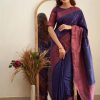 KP 5088 Navy Blue Soft Lichi Silk Cloth Saree With Lace Border & Lace Work. Best Price ₹1349. Delivery 4-6 Working Days. Shop now. | Embroidered Sarees, Bollywood Sarees, Creative Sarees, Designer Sarees, Ethnic Saree, Modern Digital sarees, Party Wear Sarees, Sarees