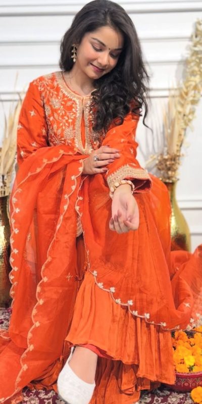 VLM 259 Orange Chinon Silk with Lace Work & Embroidery Work Salwar Suit . Special Price ₹1749. Delivery 4-6 Working Days. Shop now. | Casual Suits, Jump Suits, Creative suits, Designer Suits, Palazzo Suits, Party Wear Suits, Patiala Suits, Salwar suit, Straight Suits