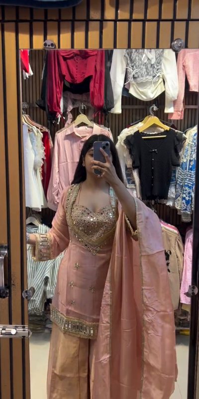 LG 2015 Peach Cosmos Salwar Suit Perfect for Wedding, Party, Karwa Chauth, Eid, Holi – . Exclusive Offer ₹2099. Delivery 4-6 Working Days. Shop now. | Casual Suits, Jump Suits, Creative suits, Designer Suits, Palazzo Suits, Party Wear Suits, Patiala Suits, Salwar suit, Straight Suits