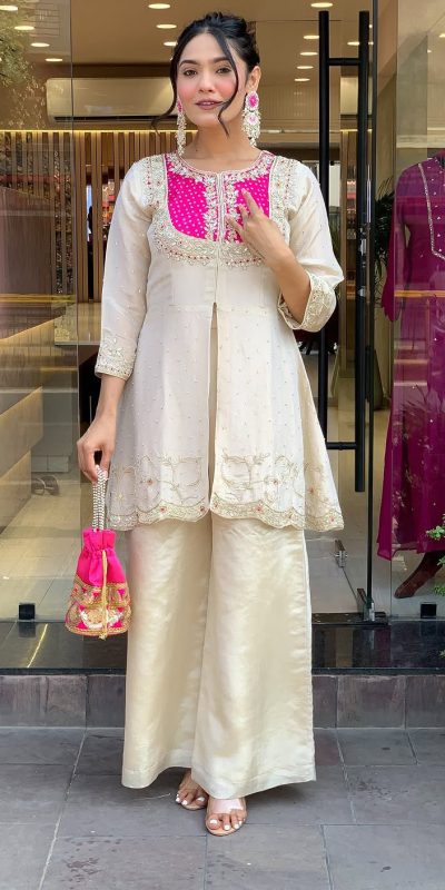 SRK 5277 Pink Mal Cotton With Embroidery Work & Bead Work Salwar Suit . Affordable Price ₹1799. Delivery 4-6 Working Days. Shop now. | Casual Suits, Jump Suits, Creative suits, Designer Suits, Palazzo Suits, Party Wear Suits, Patiala Suits, Salwar suit, Straight Suits