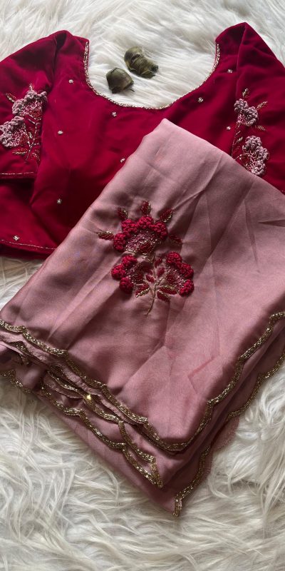 AC AZAELEA Pink Rangoli Silk Lace Work & Resham Work Saree with . Exclusive Offer ₹2549. Delivery 4-6 Working Days. Shop now. | Creative Sarees, Embroidered Sarees, Bollywood Sarees, Designer Sarees, Ethnic Saree, Modern Digital sarees, Party Wear Sarees, Sarees