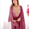 NSR 852 Pink Simar Silk With Embroidery Work with Full Sleeve Salwar Suit in . Now at just ₹2099. Delivery 4-6 Working Days. Shop n | Casual Suits, Jump Suits, Creative suits, Designer Suits, Palazzo Suits, Party Wear Suits, Patiala Suits, Salwar suit, Straight Suits