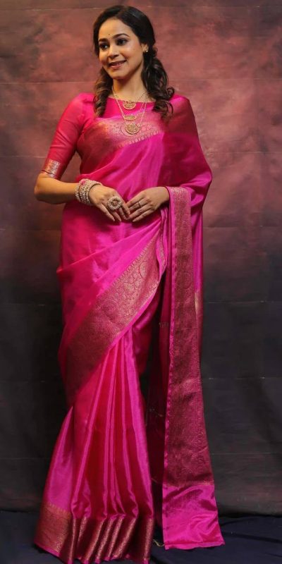 KP 6009 Pink Color Soft Lichi Silk With Lace Border & Lace Work. Now Saree at just ₹1349. Delivery 4-6 Working Days. Shop now. | Embroidered Sarees, Bollywood Sarees, Creative Sarees, Designer Sarees, Ethnic Saree, Modern Digital sarees, Party Wear Sarees, Sarees