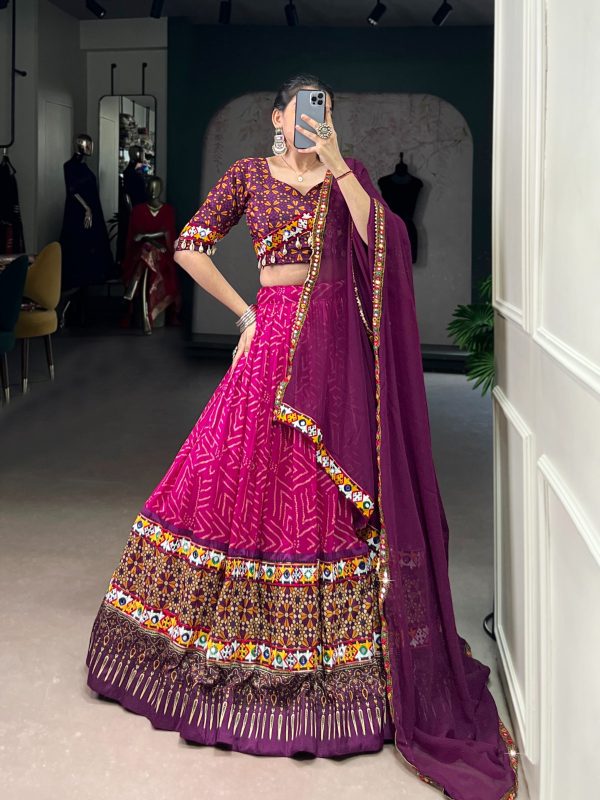 LNB 1725 Pink Tasar Silk With Lace Work Lehenga Choli . Wedding, Party, Festive, Events, Affordable Price ₹2999. Delivery 4-6 Working Days. Shop now. | Creative Lehenga, Bollywood Lehenga, Designer Lehenga, Embroidered Lehenga, Lehenga, Party Wear Lehenga